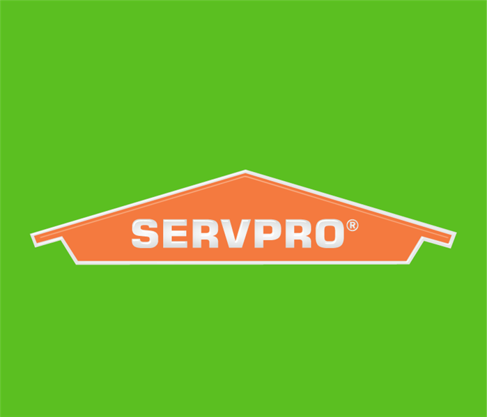 SERVPRO logo against green background